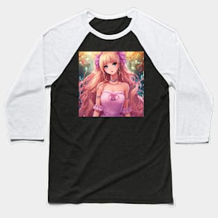 nasty pink of anime girl Baseball T-Shirt